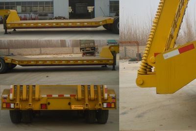 Qiqiang  JTD9351TDP Low flatbed semi-trailer