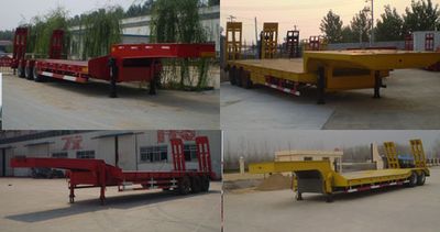 Qiqiang  JTD9351TDP Low flatbed semi-trailer