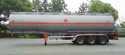 Hongzhou  HZZ9401GRYA Aluminum alloy flammable liquid tank transport semi-trailer