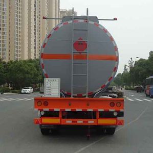 Hongzhou  HZZ9401GRYA Aluminum alloy flammable liquid tank transport semi-trailer