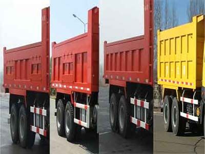 Jiefang Automobile CA3252P2K2L5T1E4 Flat head diesel dump truck