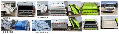 Zhuanwei  HTW5089ZYSB Compressed garbage truck