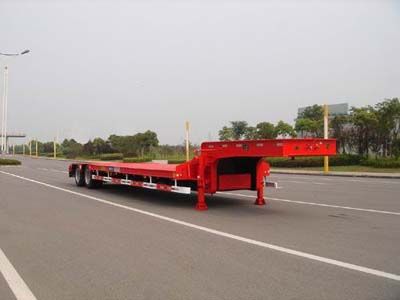 CIMC ZJV9353TDPRJ Low flatbed semi-trailer