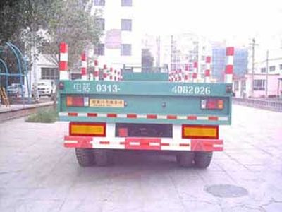 Zhang Tuo license plate car ZTC9391TP Flat semi-trailer