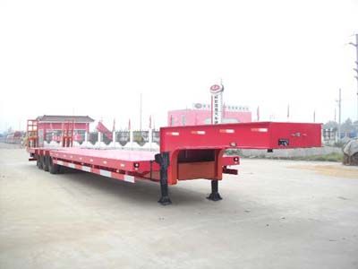 Lingguang  AP9350TDP Low flatbed semi-trailer