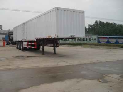 Haotong  LWG9403XXY Box transport semi-trailer