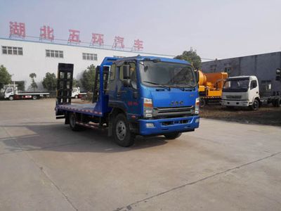 Huatong brand automobilesHCQ5161TPBHF5Flat transport vehicle