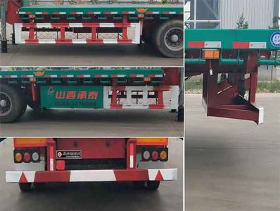 Chengtai Automobile XCT9403TDP Low flatbed semi-trailer