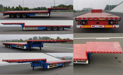 Chengtai Automobile XCT9403TDP Low flatbed semi-trailer