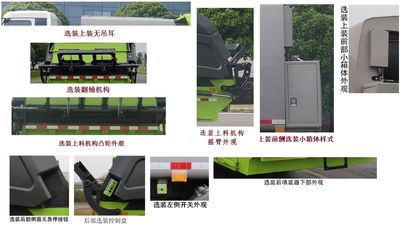 Zhongban Automobile ZBF5181ZYSDHE6F Compressed garbage truck