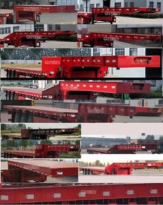 Tianyuxing  ZRT9401TDP Low flatbed semi-trailer