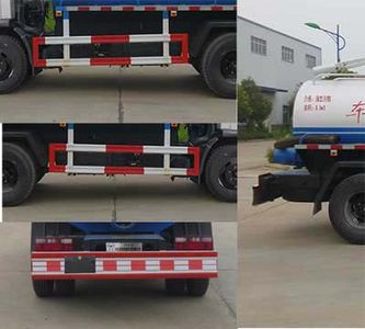 Huatong brand automobiles HCQ5125GXEE6 Septic suction truck