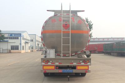 Jingyanggang  SFL9401GYYL Aluminum alloy oil transport semi-trailer