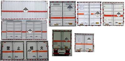 Zhongqi Liwei brand automobiles HLW5045XZWEQ6 Miscellaneous dangerous goods box transport vehicle