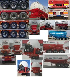 Yuchang  YCH9402GXH Lower ash semi-trailer