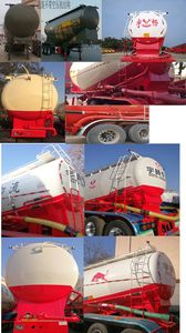 Yuchang  YCH9402GXH Lower ash semi-trailer