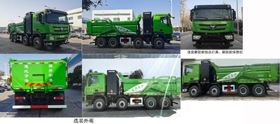 Foton  BJ5312ZLJEVH1 Battery swapping pure electric dump garbage truck