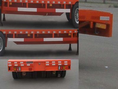 Huanda  BJQ9406TDP Low flatbed semi-trailer