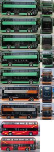 Yutong  ZK6100BEVGS3 Pure electric low entry double decker city buses