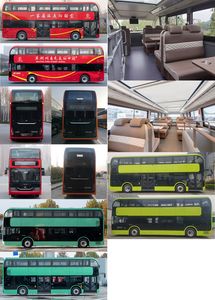 Yutong  ZK6100BEVGS3 Pure electric low entry double decker city buses