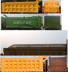 Jiefang Automobile CA3252P25K15L4T1E5A80 Flat head diesel dump truck