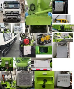 Reza BJ5316GJBMB Concrete mixing transport vehicle