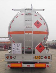 Ruijiang  WL9403GRY Aluminum alloy flammable liquid tank transport semi-trailer