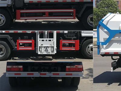 Anxu  AX5070ZDJE5 Compressed docking garbage truck