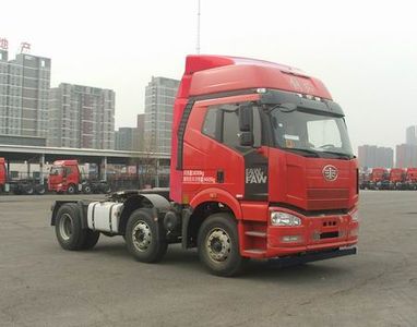 Jiefang Automobile CA4250P66K24T3E5 Flat head diesel semi-trailer tractor