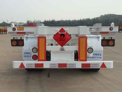 CIMC ZJV9350TWYQD Transport semi-trailer of dangerous goods tank frame