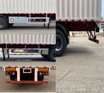 Juntong  JTM9400XYK Wing opening box semi-trailer