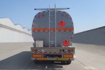 Zhengkang Hongtai brand automobiles HHT9404GRYB Aluminum alloy flammable liquid tank transport semi-trailer