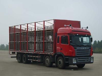 Jianghuai brand automobiles HFC5314CCQK1R1LT Livestock and poultry transport vehicles