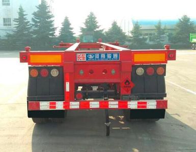 Juntong  JF9350TWY20 Transport semi-trailer of dangerous goods tank frame