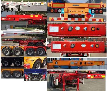 Juntong  JF9350TWY20 Transport semi-trailer of dangerous goods tank frame