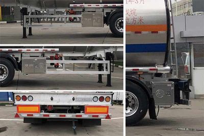 Lingyu  CLY9401GRYQ3 Flammable liquid tank transport semi-trailer