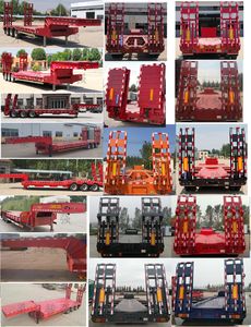 Tongqiang  LJL9400TDP Low flatbed semi-trailer