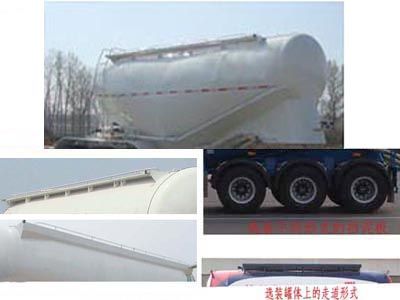 Hua Wei Chi Le  SGZ9408GFL Low density powder material transportation semi-trailer