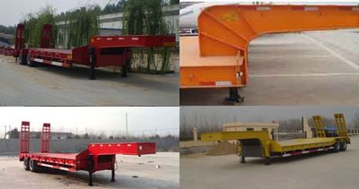 Zhongliang Baohua brand automobiles YDA9351TDP Low flatbed semi-trailer