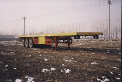 Huajun  ZCZ9480JP Container flatbed semi-trailer