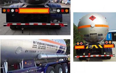 Hongtu  HT9407GYQ Semi trailer for liquefied gas transportation