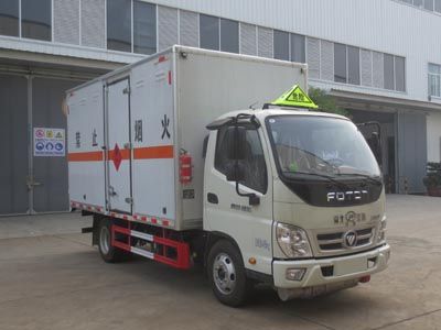 Jiangte brand automobiles JDF5041XRYB6 Flammable liquid box transport vehicle