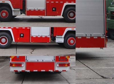 Shangge  SGX5191GXFSG80 Water tank fire truck