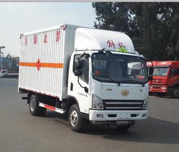 Jiefang AutomobileCA5077XRQP40K50L1E5A84Flammable gas box transport vehicle