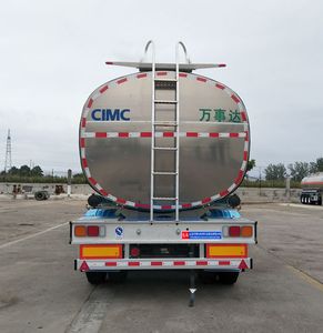 Mastercard SDW9403GSY Aluminum alloy edible oil transportation semi-trailer