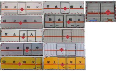 Cheng Liwei  CLW5040XRYB6 Flammable liquid box transport vehicle