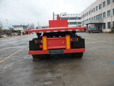 Jilu Hengchi  PG9406ZZXP Flat dump semi-trailer