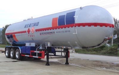 Cheng Liwei  CLW9406GYQD Semi trailer for liquefied gas transportation