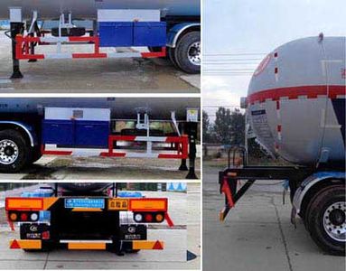 Cheng Liwei  CLW9406GYQD Semi trailer for liquefied gas transportation