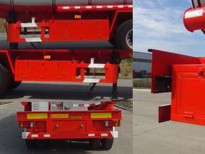 Hongruitong  HRT9400GRYL Aluminum alloy flammable liquid tank transport semi-trailer